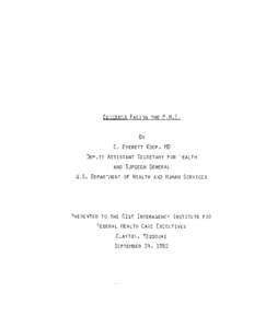 Health policy / Public health / United States Department of Health and Human Services / National Institutes of Health / Acronyms in healthcare / Comparison of the health care systems in Canada and the United States / Health / Medicine / Health economics