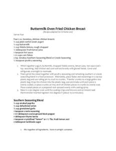 Microsoft Word - Buttermilk Oven Fried Chicken Breast.docx