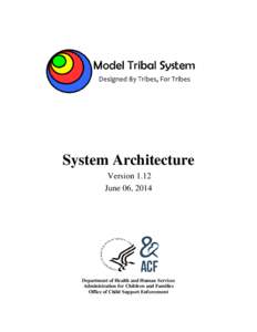 System Architecture Version 1.12 June 06, 2014 Department of Health and Human Services Administration for Children and Families