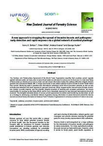 New Zealand Journal of Forestry Science[removed]114 published on-line: [removed]