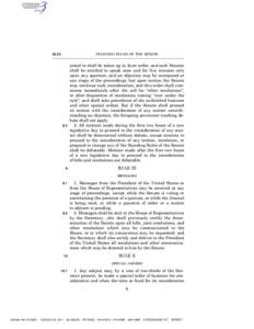 Standing Rules of the United States Senate /  Rule VIII / Table / Quorum / United States Senate / Adjournment / Standing Rules of the United States Senate / Parliamentary procedure / Principles