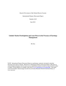 Financial markets / Behavioral finance / Stock market / Financial accounting / Valuation / Futures contract / Equity premium puzzle / Stock selection criterion / Efficient-market hypothesis / Finance / Financial economics / Economics