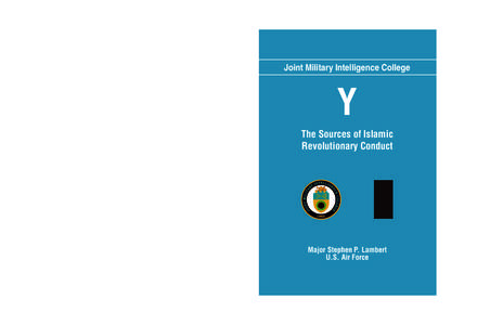 Joint Military Intelligence College  LAMBERT Y INTELLIGE