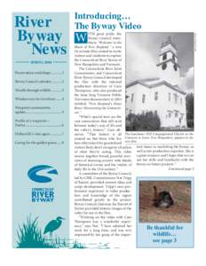 SPRING 2004 Preservation workshops[removed]Byway Council calendar[removed]Wealth through wildlife[removed]Windsor eyes its riverfront[removed]Waypoint communities