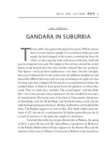 Arts and Letters vvv 1  LUCY FERRISS GANDARA IN SUBURBIA