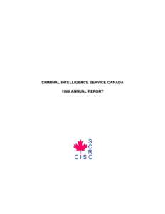 CRIMINAL INTELLIGENCE SERVICE CANADA