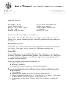 Social and Financial Impact Report Senate Bill 3