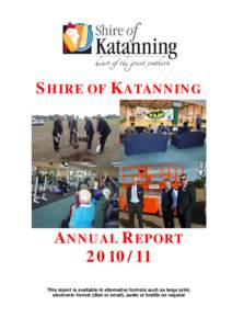 Microsoft Word - Final Katanning Annual ReportNov.doc