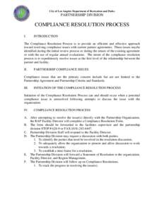 Microsoft Word - Compliance Resolution Process Rev