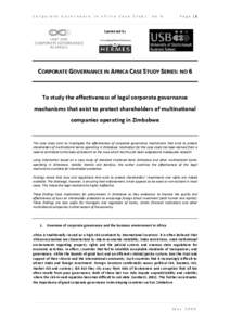 Private law / English law / Legal entities / Harare / Corporate governance / Management / United Kingdom company law / Corporation / Standard Chartered Zimbabwe / Corporations law / Law / Business