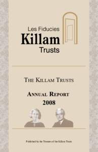 Izaak-Walton-Killam Award / Canada / Royal Securities Corporation / Canada Council / The Killam Trusts / Izaak Walton Killam / Killam