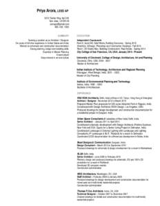 Microsoft Word - Priya_Arora_Resume.doc