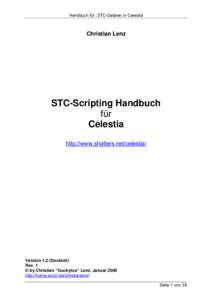 Handbuch für .STC-Dateien in Celestia  Christian Lenz STC-Scripting Handbuch für