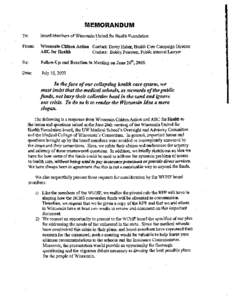 Committee on Institutional Cooperation / North Central Association of Colleges and Schools / University of Wisconsin–Madison / Health insurance coverage in the United States / Health insurance / Medicaid / University of Wisconsin School of Medicine and Public Health / Education in the United States / Health / Healthcare reform in the United States / Association of American Universities / Association of Public and Land-Grant Universities