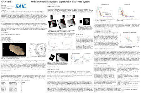 Ordinary Chondrite Spectral Signatures in the 243 Ida System  James Granahan