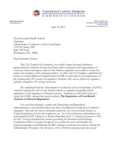 Administrative law / 111th United States Congress / Dodd–Frank Wall Street Reform and Consumer Protection Act / Presidency of Barack Obama / Systemic risk / Administrative Conference of the United States / U.S. Securities and Exchange Commission / Regulation / Cost–benefit analysis / Government / United States federal banking legislation / Public administration