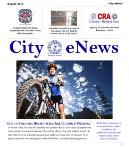 City eNews  August 2014 National Night Out brings neighborhoods and public safety