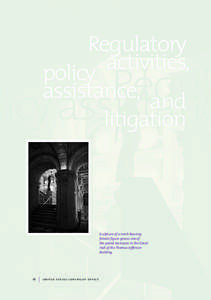 Regulatory activities, policy assistance, and litigation