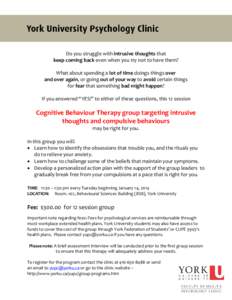 Do you struggle with intrusive thoughts that keep coming back even when you try not to have them? What about spending a lot of time doings things over and over again, or going out of your way to avoid certain things for 