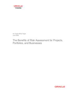 Risk management / Actuarial science / Project management / Financial risk / Cost–benefit analysis / Uncertainty / Identifying and Managing Project Risk / Management / Risk / Ethics