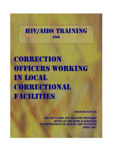 Correctional Officers Working in Local Correctional Facilities