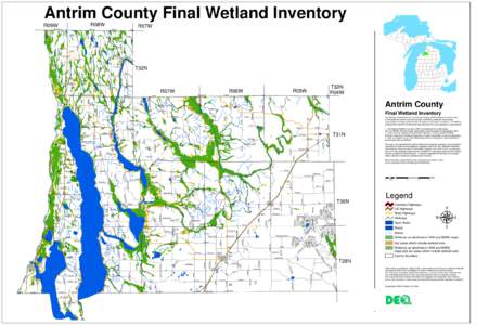 Antrim County Final Wetland Inventory R08W R07W  Carpenter