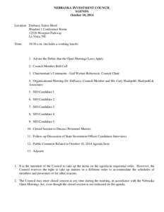 Agenda / Hudepohl Brewing Company / Meetings / Parliamentary procedure