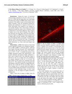 Astronomy / Solar System / Himalia / New Horizons / Jupiter / Elara / Io / S/2000 J 11 / Natural satellite / Moons of Jupiter / Planetary science / Irregular satellites