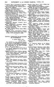 2948  SUPPLEMENT TO THE LONDON GAZETTE, 1 JUNE, 1953