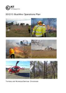 [removed]Bushfire Operations Plan  Territory and Municipal Services Directorate TAMS Bushfire Operations Plan[removed]