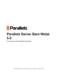 Parallels Server Bare Metal 5.0