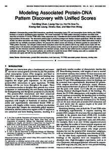 696  IEEE/ACM TRANSACTIONS ON COMPUTATIONAL BIOLOGY AND BIOINFORMATICS, VOL. 10,