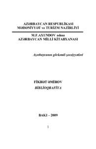 Microsoft Word - _Fikret-biblioqrafiya_.doc