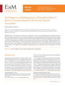 Review Article Endocrinol Metab 2013;28:http://dx.doi.orgEnMpISSN 2093-596X · eISSN