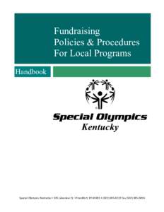 Fundraising Policies and Procedures Handbook