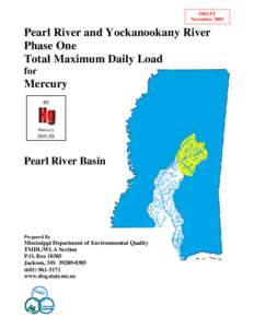 Hydrology / Water pollution / Pearl River / Total maximum daily load / Clean Water Act / Mercury / McCool /  Mississippi / Mississippi / Geography of the United States / Yockanookany River