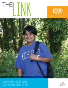 THE  LINK Children head back to school ready to learn, thanks to you!
