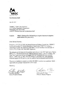 @  NRDC Via Electronic Mail July 26,201 1