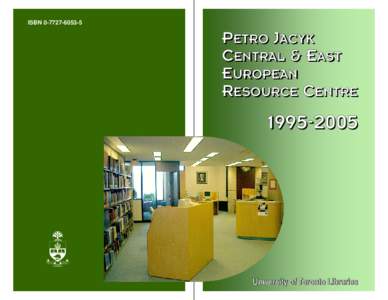 ISBN[removed]PETRO JACYK CENTRAL & EAST EUROPEAN RESOURCE CENTRE