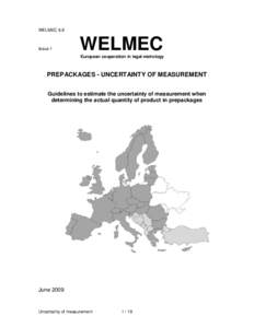WELMEC 6.9  Issue 1 WELMEC European cooperation in legal metrology