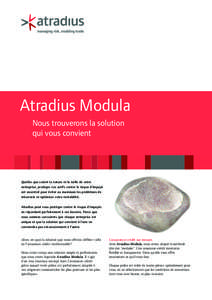 Atradius Modula Nous trouverons la solution qui vous convient