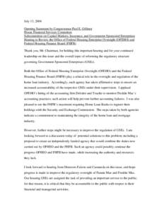 Federal Housing Finance Board / Office of Federal Housing Enterprise Oversight / Government-sponsored enterprise / Freddie Mac / Fannie Mae / Government-owned corporation / Federal Housing Finance Agency / Federal takeover of Fannie Mae and Freddie Mac / Mortgage industry of the United States / Subprime mortgage crisis / Economy of the United States