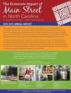 Downtown / Raleigh /  North Carolina / Geography of the United States / North Carolina / Main Street Programs in the United States / Geography of North Carolina / North Wilkesboro /  North Carolina / Main Street