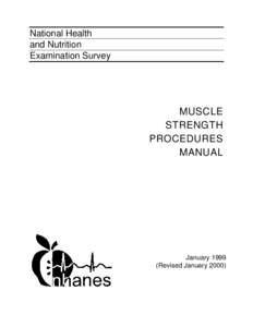 National Health  and Nutrition Examination Survey