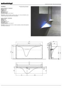 schede tecniche lavabi / sinks technical data sheets  SILENZIO Modello e design registrati, brevetto depositato Registered model and design, patent pending