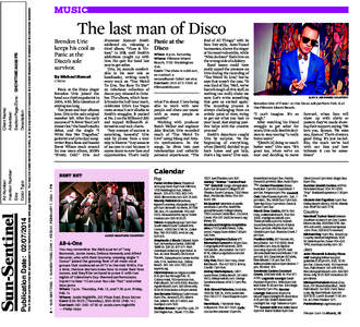 The last man of Disco  Brendon Urie keeps his cool as Panic at the Disco’s sole