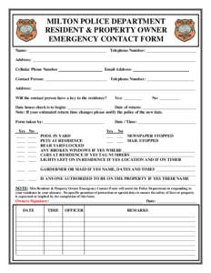 Microsoft Word - RESIDENT & PROPERTY OWNER EMERGENCY CONTACT FORM.doc