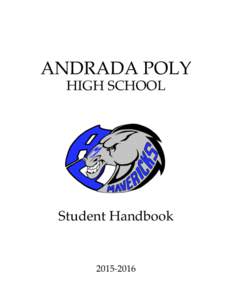 ANDRADA POLY HIGH SCHOOL Student Handbook[removed]