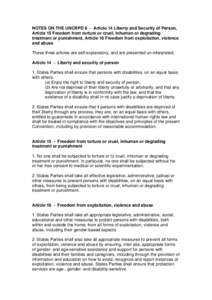 Criminal law / Morality / Torture / Violence / Convention on the Rights of Persons with Disabilities / Abuse / Declaration of Human Duties and Responsibilities / Human rights in the United States / Ethics / Law / Crimes against humanity