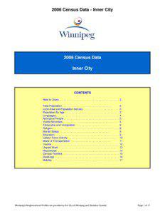 2006 Census Data - Inner City[removed]Census Data